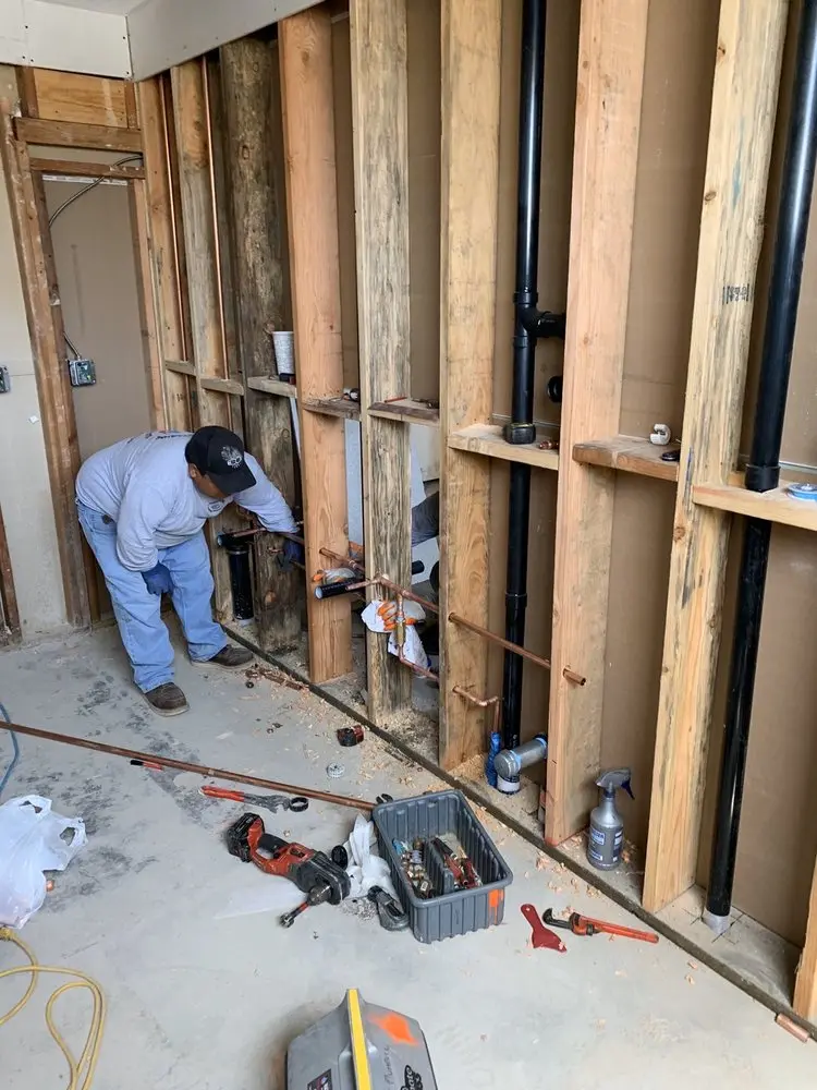 Commercial rough-in plumbing for Gas Line Repair in Dorceytown